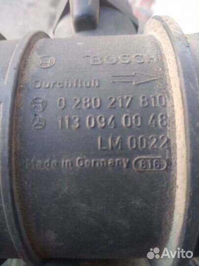 Расходомер воздуха mercedes a1130940048