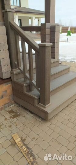 Монтаж террасной доски дпк