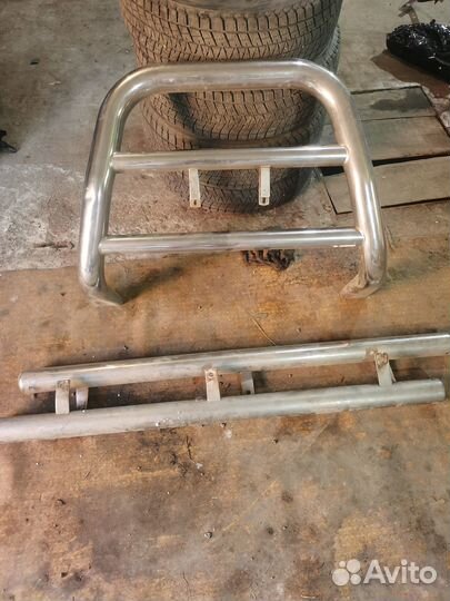 Кенгурятник и подножки на toyota rav4