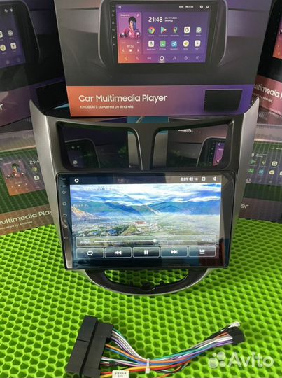 Штатная магнитола на hyundai solaris 2010-16