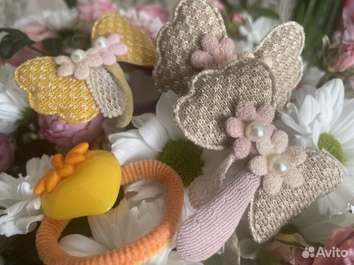 Резинки, заколки для волос пакетом