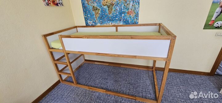 Продам детскую кровать бу IKEA kura