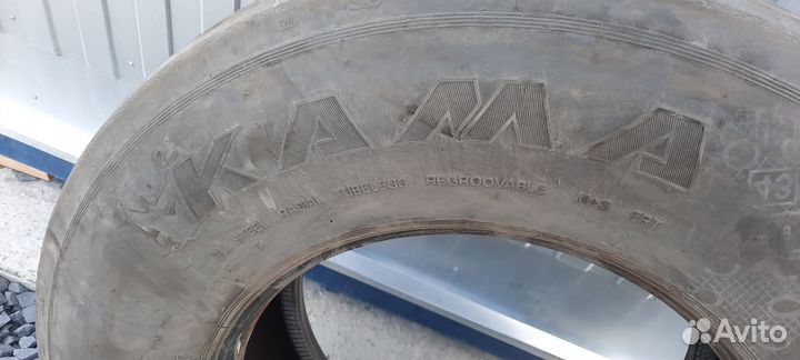 Грузовая шина 385/65R22.5 Kama батон остаток 50