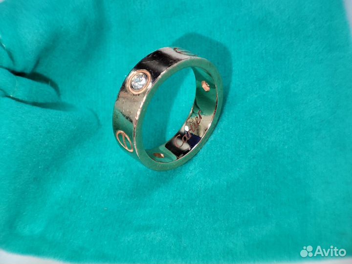 Кольцо с бриллиантами в стиле Cartier 585 8.14гр