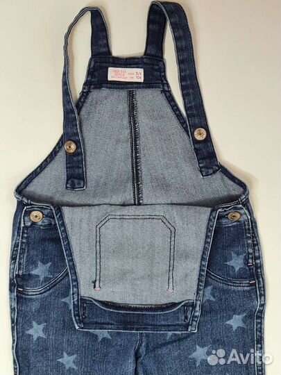 Джинсовый комбинезон для девочки