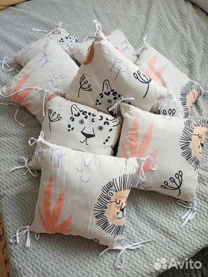 Бортики в кроватку крошка я