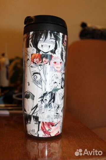 Термокружка аниме кпоп бтс безликий stray kids