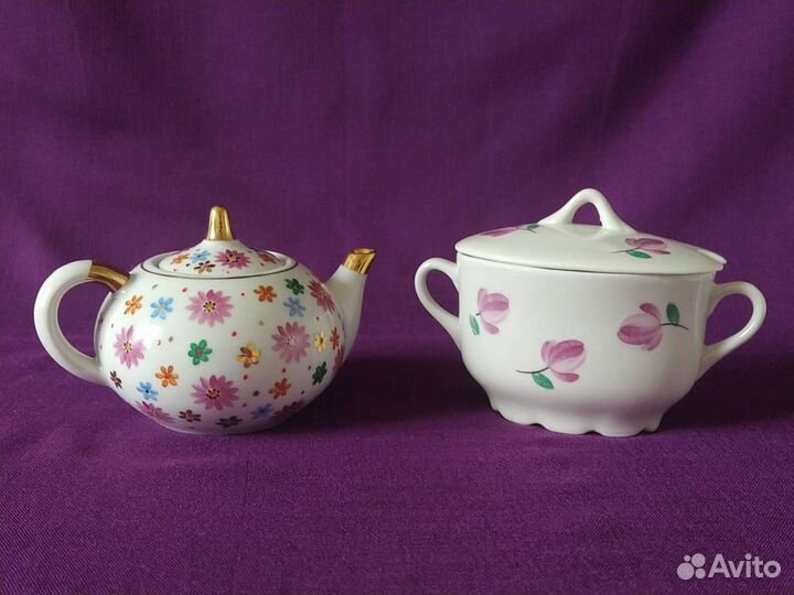 Чайничек, Киев, 1962 и Соусница, Пролетарий, 1958