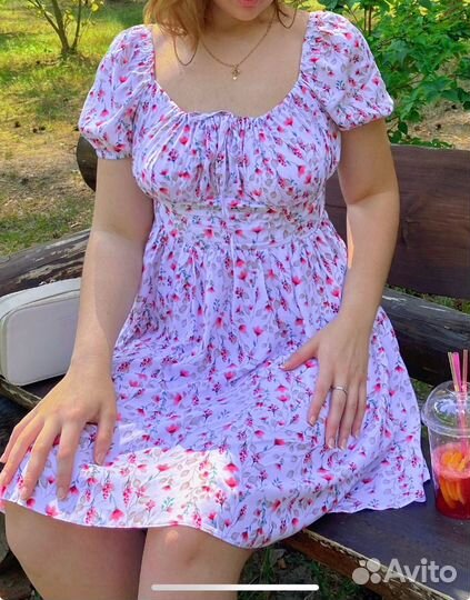 Платье в цветочек