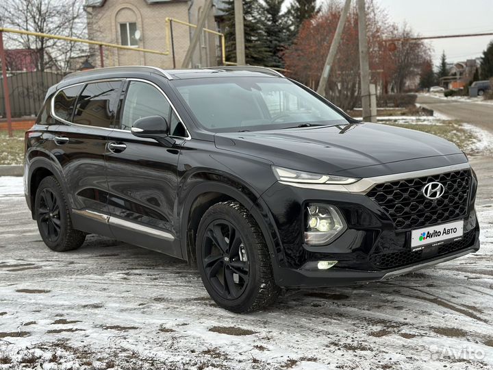 Hyundai Santa Fe 2.2 AT, 2018, 157 700 км