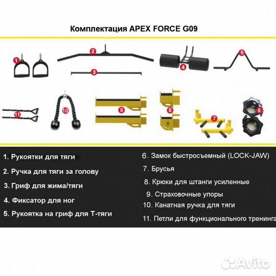 Многофункциональный силовой комплекс apex Force G0