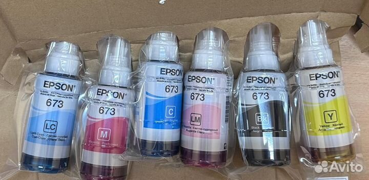 Оригинал чернила epson 673