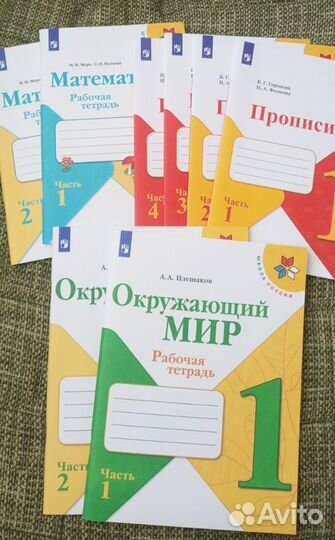Рабочие тетради и прописи 1 класс
