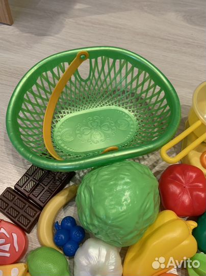 Посуда детская овощи и фрукты и тд