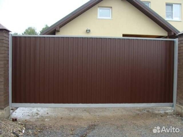 Откатные ворота под ключ