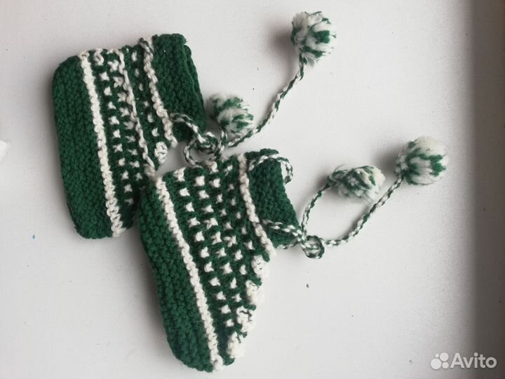 Носки и пинетки вязаные
