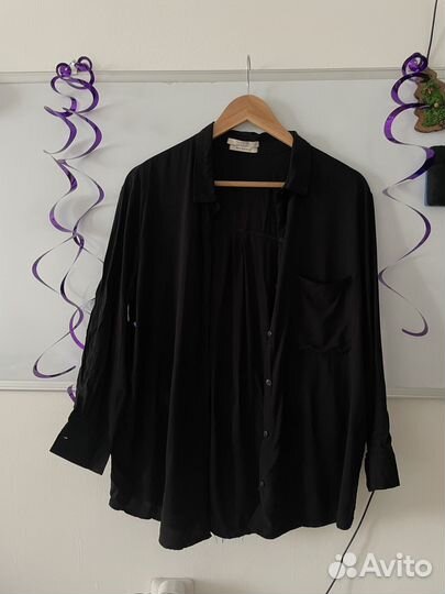 Черная рубашка P&B