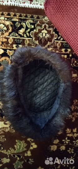 Шапка из меха бобра