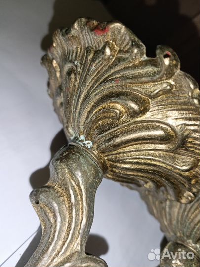 Рожки в сборе лот для люстры бра латунь бронза