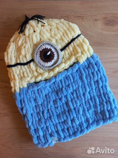 Балаклава из пряжи puffy