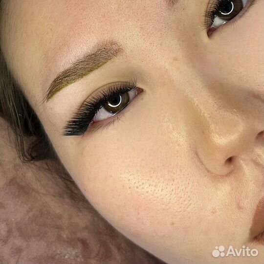 Наращивание ресниц быстро, обучение