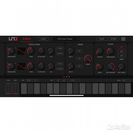 Клавишный инструмент IK Multimedia UNO Synth