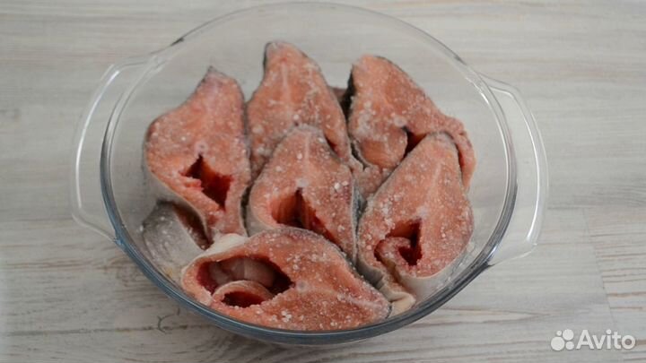 Горбуша потрошенная без головы