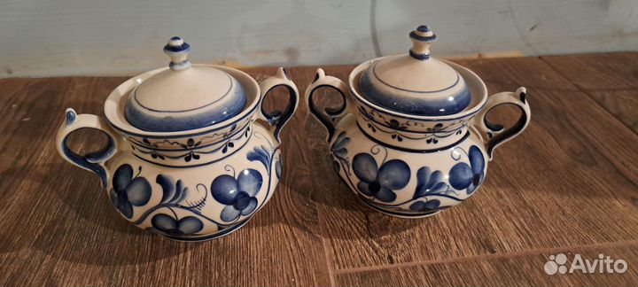 Гжель 5 предметов Бронь Татьяне