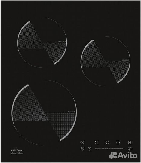 Индукционная варочная поверхность krona ombra 45 B
