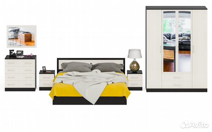 Спальный гарнитур Кровать с матрасом