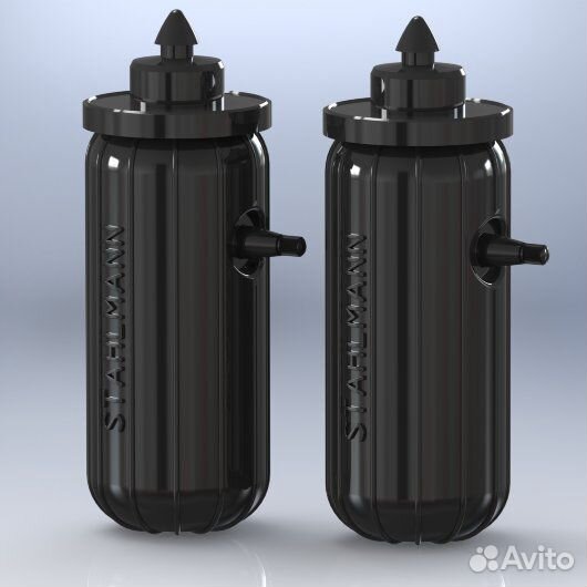 Пневмобаллоны в задние пружины Шкода Рапид