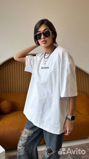 Футболка Acne Studios оверсайз трендовая (3 цаета)