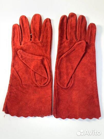 Перчатки СССР кожа, замша новые
