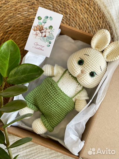 Игрушка зайка ручной работы