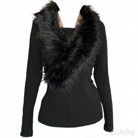 Кофта с мехом архив y2k