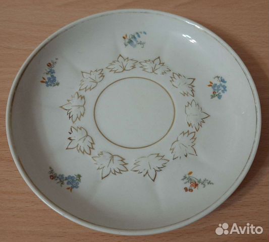 Тарелка-блюдце, Дулево 1955 год