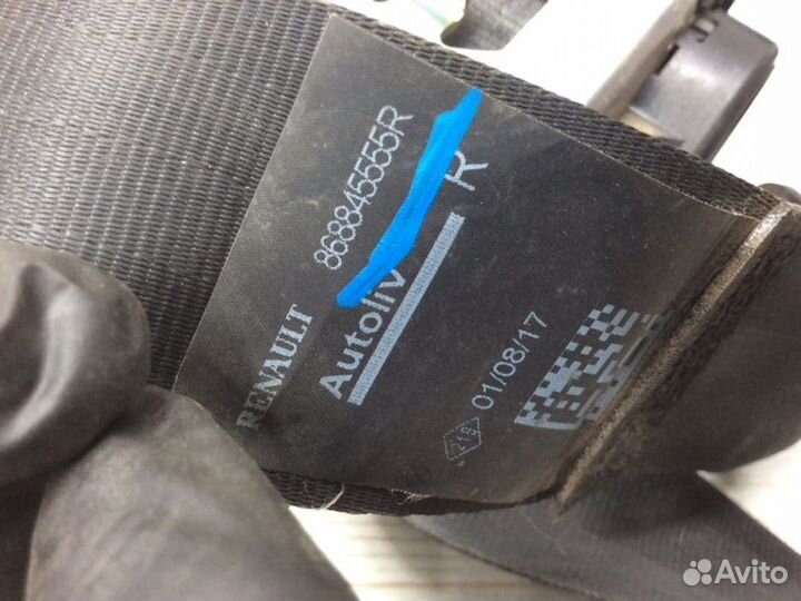 Ремень безопасности передний правый Renault Logan