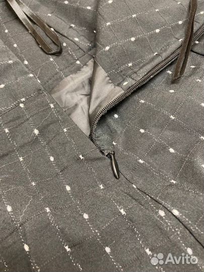 Юбка женская OIS черная в горошек