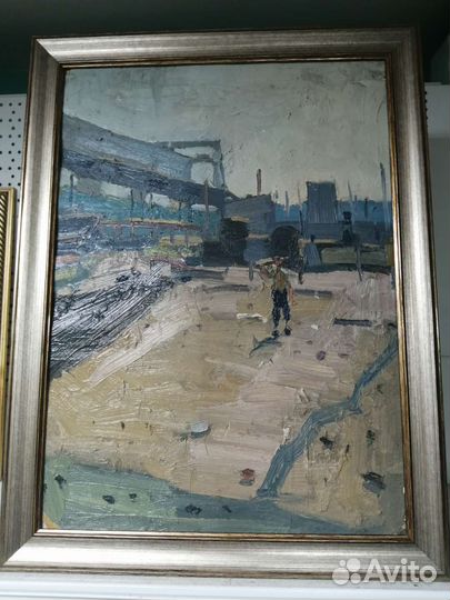 Картина завод нлмк Слушник Виктор Петрович