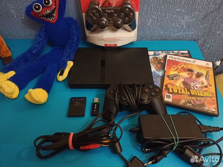 Sony playstation 2 slim+200 игр