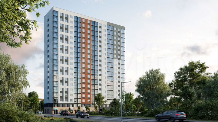 1-к. квартира, 32,1 м², 13/19 эт.