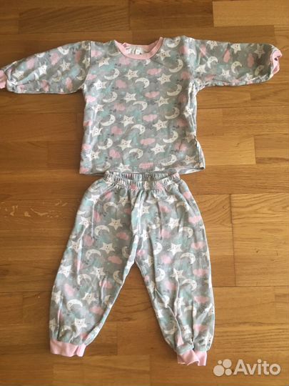 Пижамки детские на рост 80,92,98