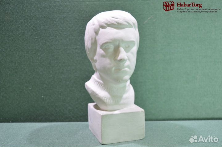 Гипсовый бюст, поэт, актер Владимир Высоцкий. СССР