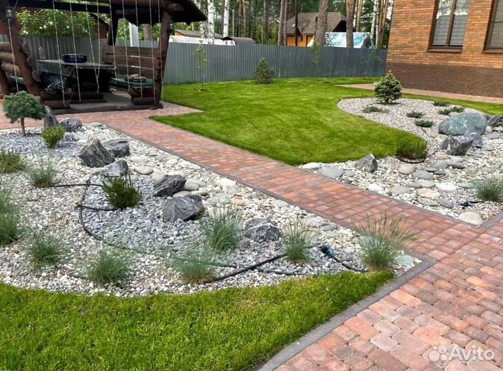 Рулонный газон, газон посевной