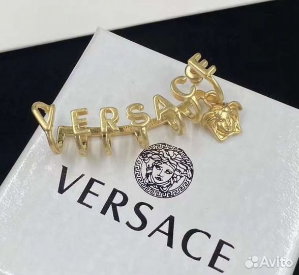 Моносерьга Versace винтаж версаче