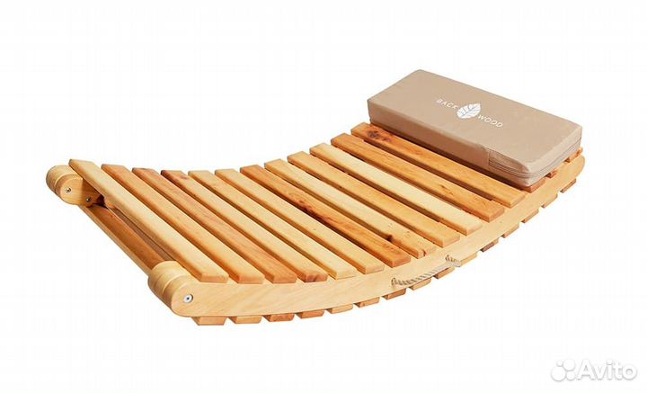 Лежак деревянный раскладной