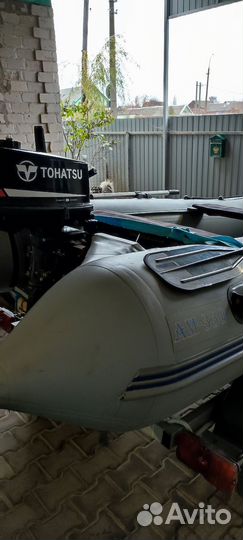 Пвх лодка Адмирал с мотором и прицепом