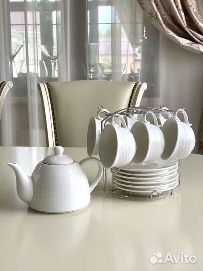 Фарфоровый чайный сервиз SAM&squito, новый