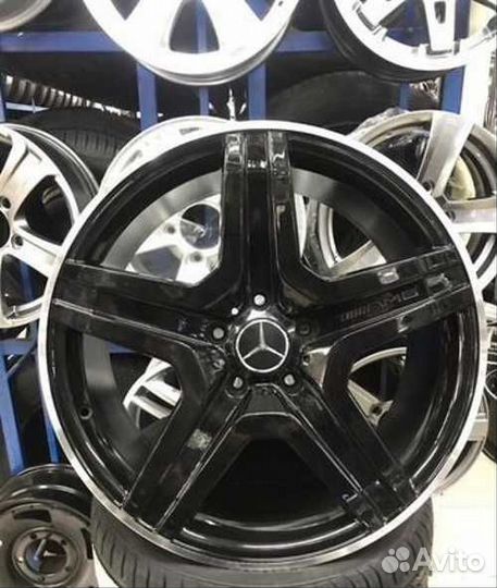 Новые стильные диски на Mercedes G class R20