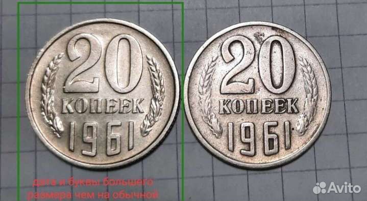 Монеты СССР 20 копеек